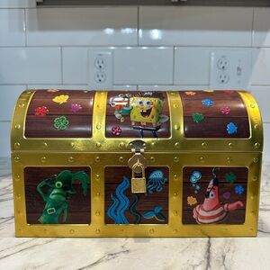 SpongeBob SquarePants Gold Treasure Chest  (Tin)
